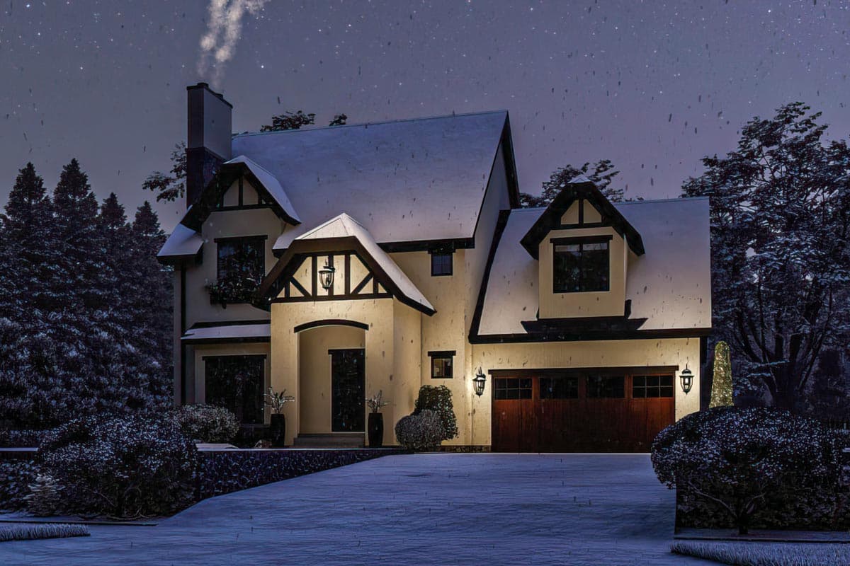 Plan 62995DJ: 3-Bed European Cottage with Open-Concept Living Space - Image #8 - Cottage, European, Tudor