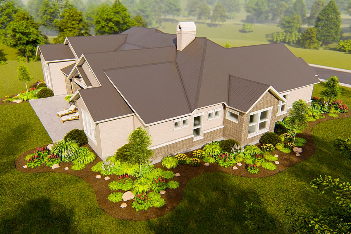 Plan 54030LK: One-level Craftsman Home Plan with Game and Media Rooms - Image #6 - Craftsman, Northwest, Ranch