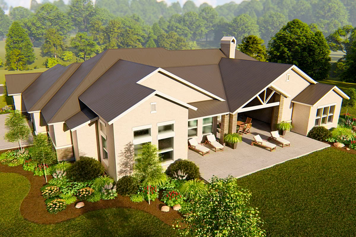 Plan 54030LK: One-level Craftsman Home Plan with Game and Media Rooms - Image #7 - Craftsman, Northwest, Ranch