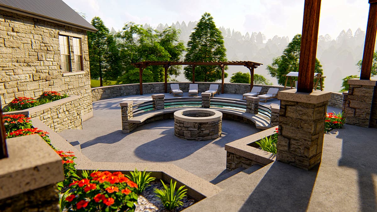 Plan 54031LK: Elegant 4-Bed House Plan with Large Outdoor Living Space - Image #17 - European, Hill Country, Mountain