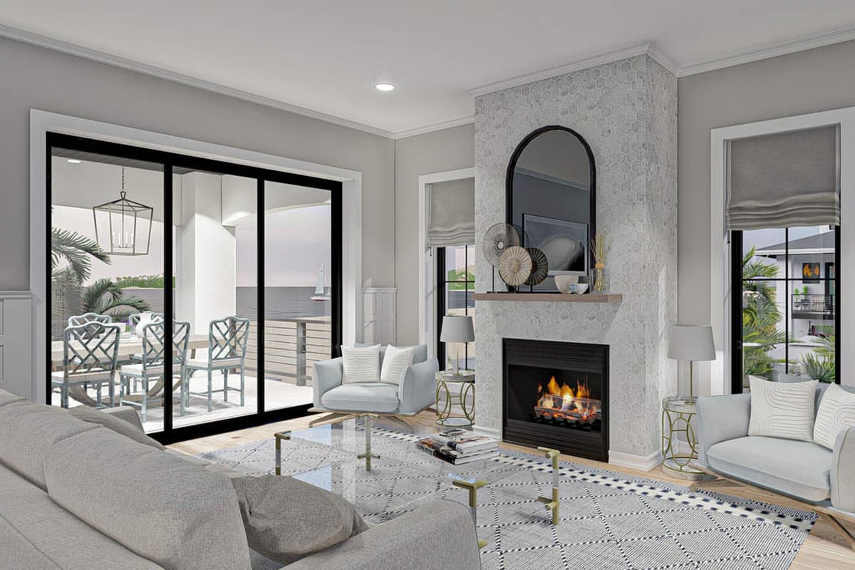 Plan 62996DJ: 3-Story Southern Coastal House Plan with Plenty of Outdoor Entertaining Spaces - 3439 Sq Ft - Image #8 - Beach, Coastal, Coastal Contemporary, European, Mediterranean, Southern, Spanish