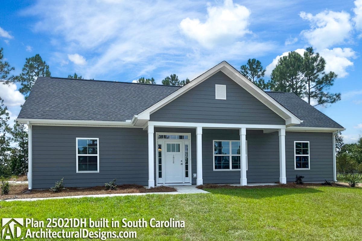 build gallery item - Country House Plan 25021DH Comes to Life in North Carolina