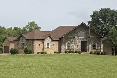 3-Bed Multi-Generational House Plan with Angled Garage