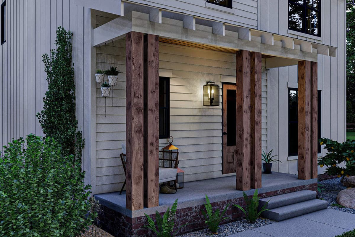 Plan 62997DJ: Country Home Plan with a 29'-wide Footprint - 1963 Sq Ft - Image #10 - Country, Craftsman, New American, Traditional