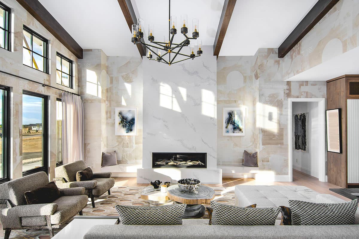 Plan 95099RW: Luxury Mountain Craftsman Home Plan for Side-sloping Lot - 3380 Sq Ft - Image #4 - Craftsman, Mountain, New American