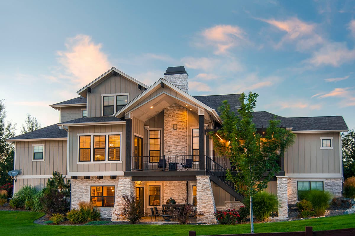 Plan 95101RW: Craftsman Mountain Home Plan with 3-Car Garage and Optional 4th Bed Downstairs - Image #6 - Craftsman, Mountain, Rustic