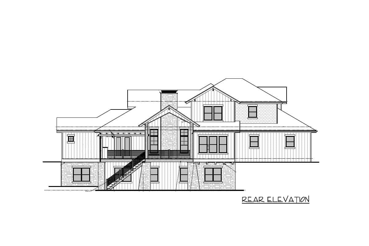 Plan 95101RW: Craftsman Mountain Home Plan with 3-Car Garage and Optional 4th Bed Downstairs - Image #27 - Craftsman, Mountain, Rustic