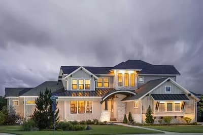 Craftsman Mountain Home Plan with 3-Car Garage and Optional 4th Bed Downstairs