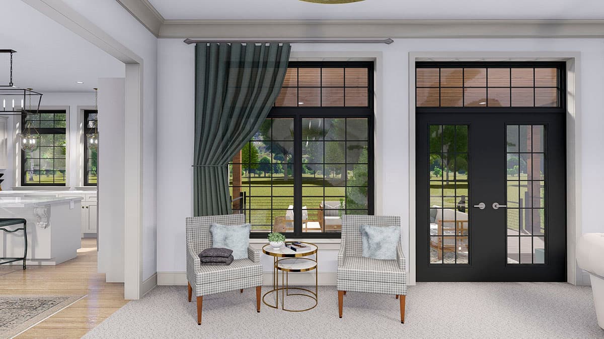 Plan 61373UT: Spacious French Country Home Plan with Lower-level Apartment and Angled Garage - Image #17 - European, French Country