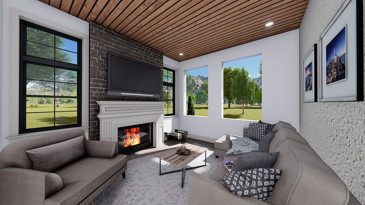 Plan 61373UT: Spacious French Country Home Plan with Lower-level Apartment and Angled Garage - Image #22 - European, French Country