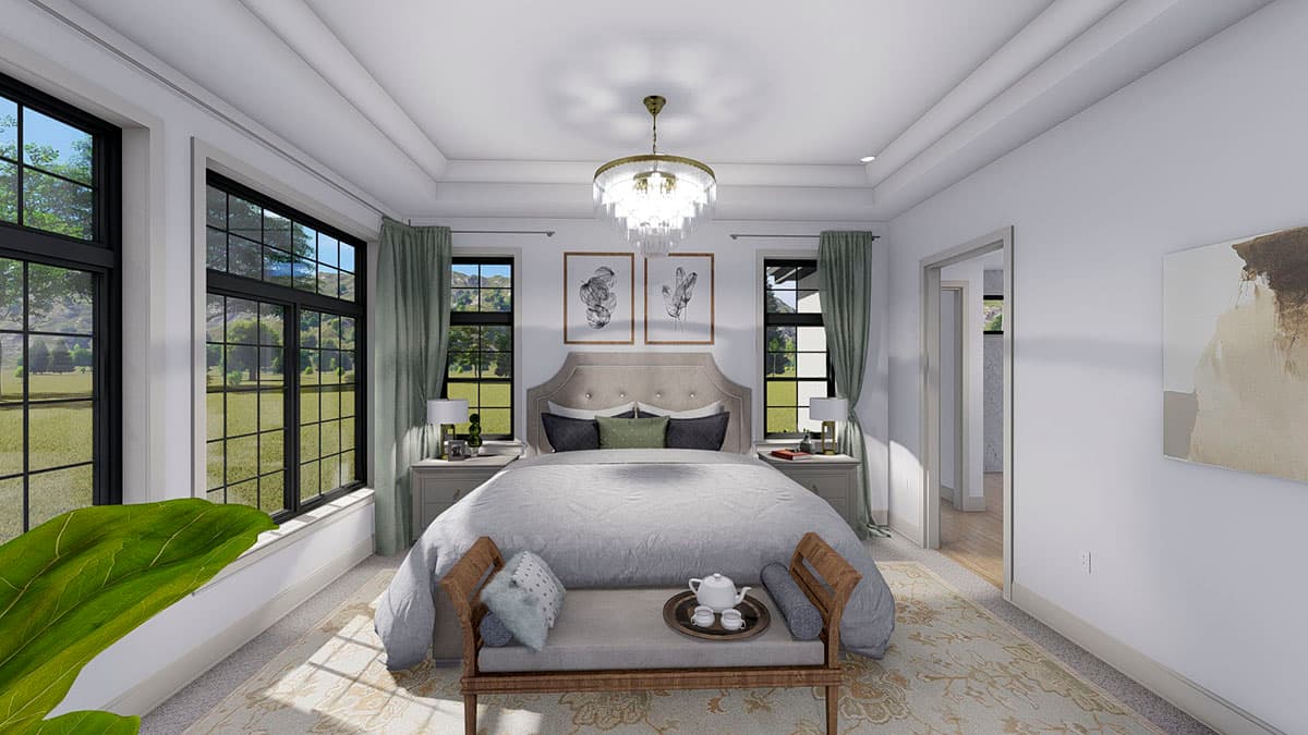 Plan 61373UT: Spacious French Country Home Plan with Lower-level Apartment and Angled Garage - Image #27 - European, French Country