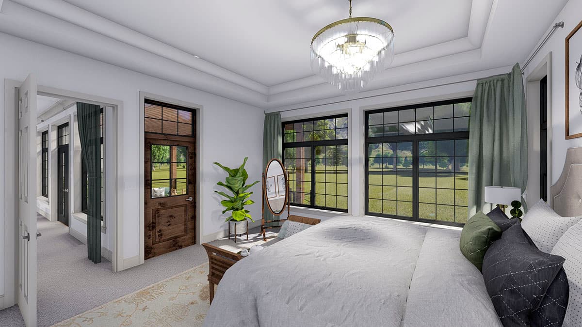 Plan 61373UT: Spacious French Country Home Plan with Lower-level Apartment and Angled Garage - Image #29 - European, French Country