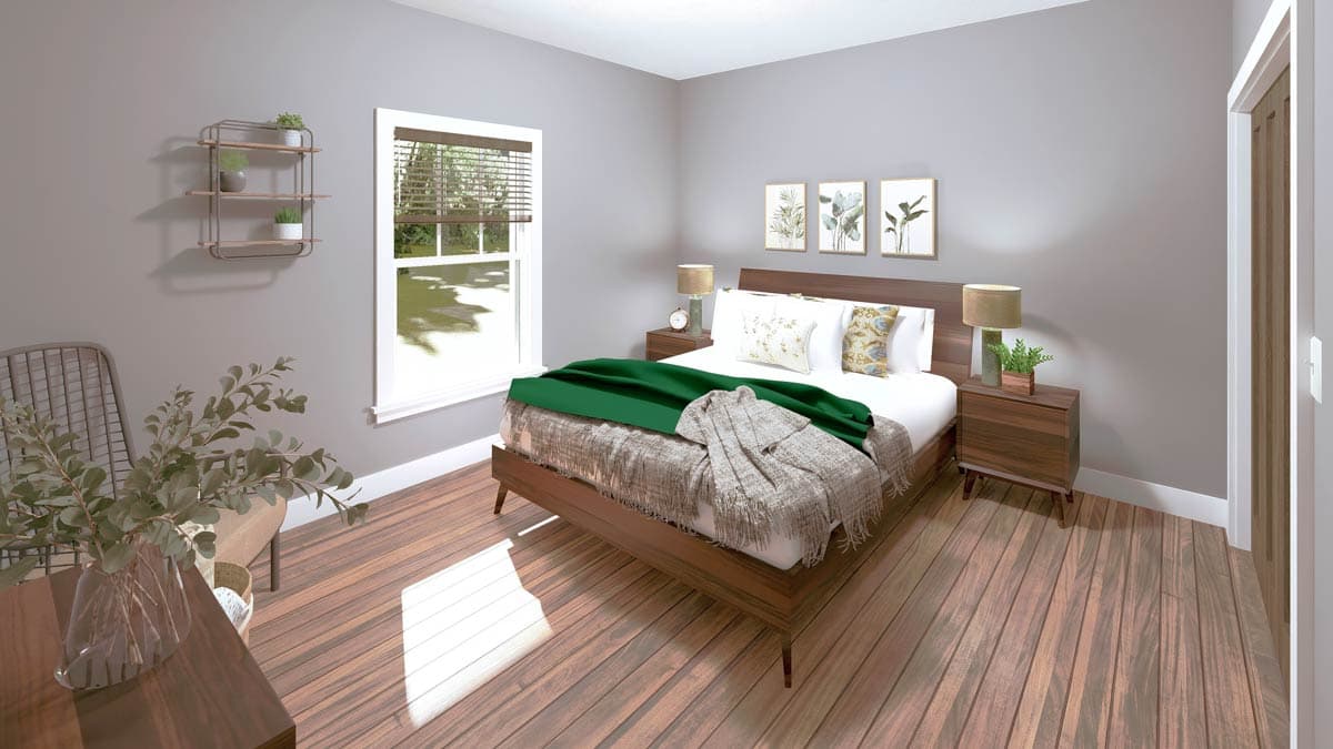 Plan 25023DH: Country Farmhouse Plan with Two Master Suites and Two Covered Porches - 2096 Sq Ft - Image #13 - Country, Ranch, Southern, Southern Traditional, Traditional