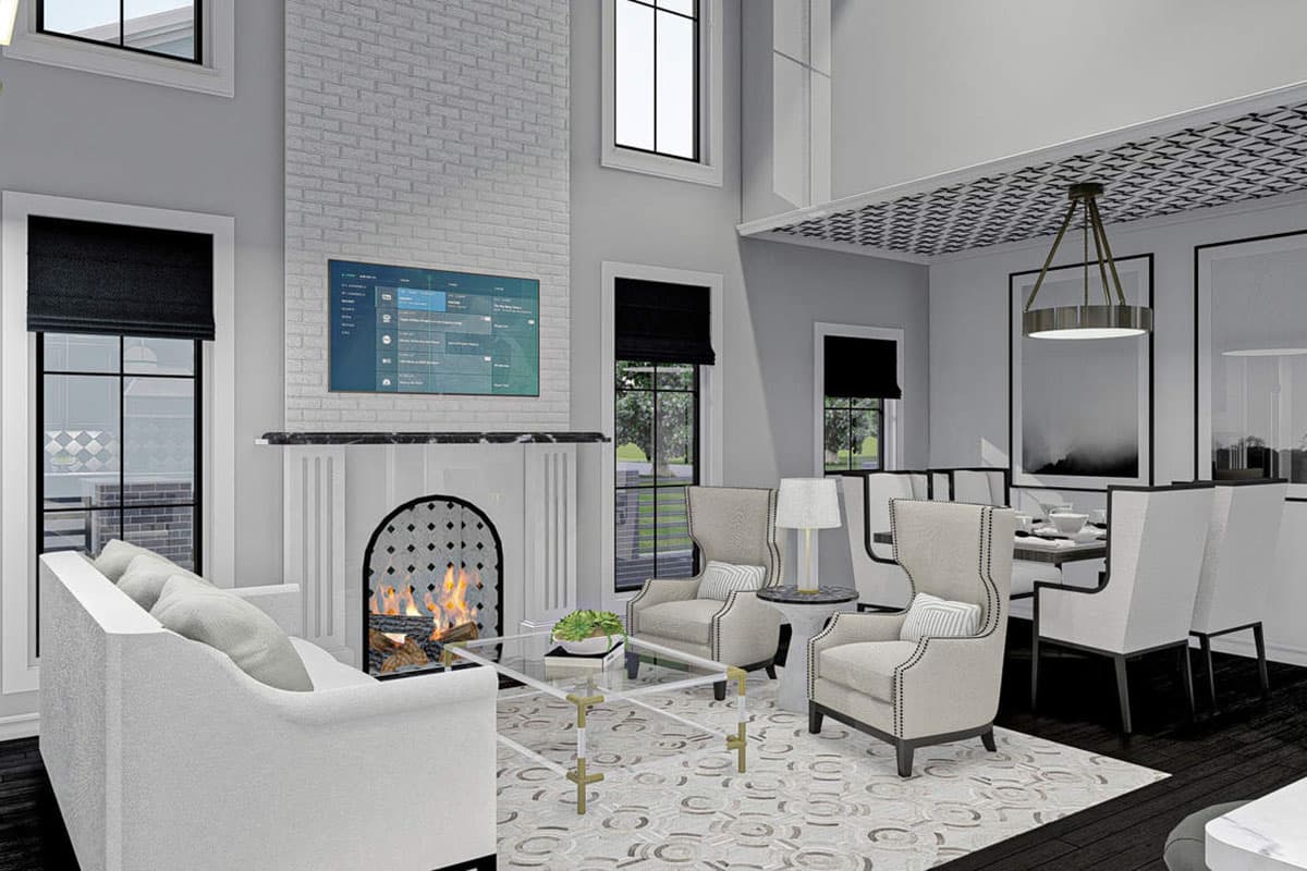 Plan 62999DJ: Modern Cottage House Plan Just Under 30' Wide - Image #5 - Cottage, Traditional