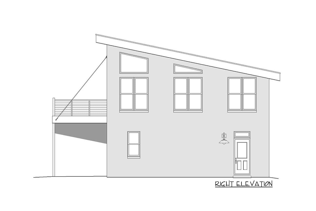 Plan 68743VR: Contemporary House Plan with Vaulted Ceilings and Great Views - Image #5 - Coastal, Contemporary, Mountain, Northwest