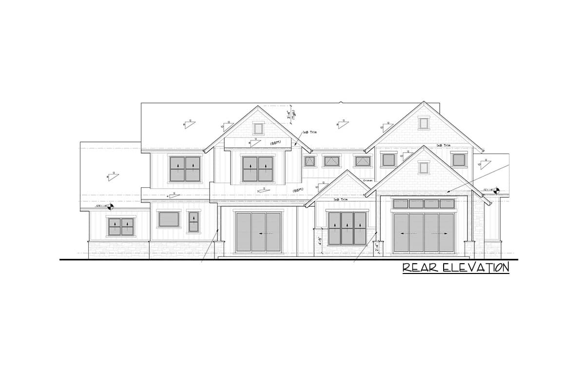 Plan 95106RW: New American Craftsman House Plan with Golf Simulator Room - Image #18 - Craftsman, Mountain, New American, Rustic
