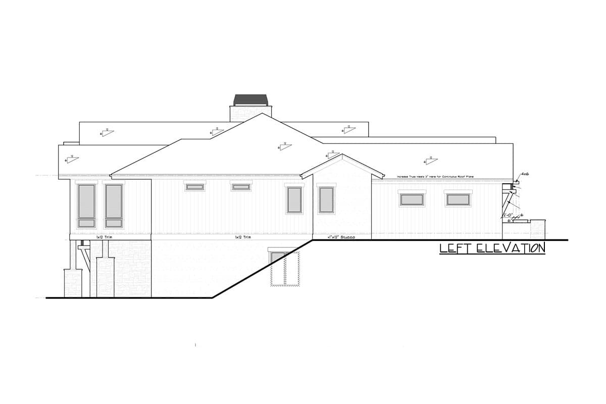 Plan 95107RW: 2-Bed Contemporary Ranch Plan with 10' Ceilings - Image #4 - Craftsman, Mountain, New American, Rustic