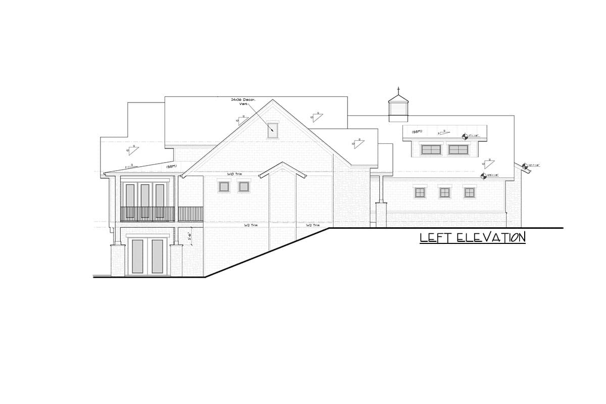 Plan 95108RW: New American Craftsman House Plan with Timber-framed Gables - Image #5 - Craftsman, Mountain, New American, Rustic