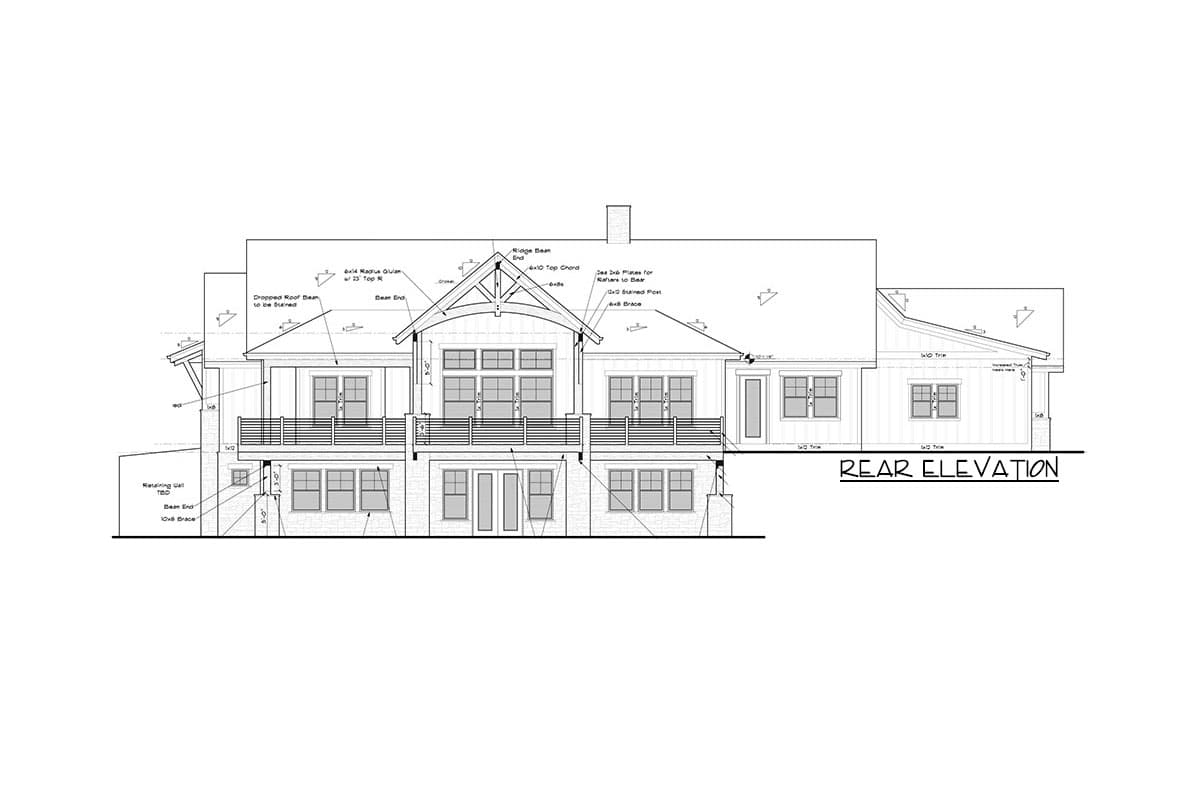 Plan 95109RW: Flexible 2-Bed Mountain Craftsman Plan with Den and Optional Lower Level - Image #25 - Craftsman, Mountain, New American, Rustic
