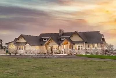 Flexible 2-Bed Mountain Craftsman Plan with Den and Optional Lower Level