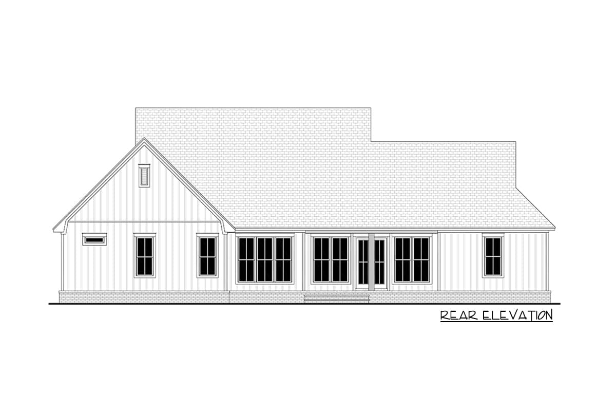 Plan 51853HZ: 3-Bed Country Farmhouse Plan with Bonus Over The Garage - Image #15 - Cape Cod, Cottage, Country, Farmhouse, Modern Farmhouse, New American, Southern, Traditional