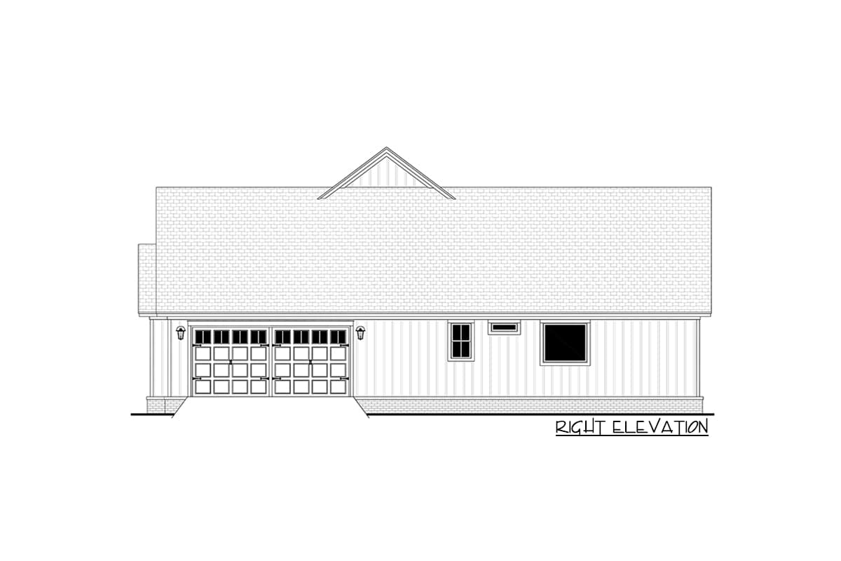 Plan 51853HZ: 3-Bed Country Farmhouse Plan with Bonus Over The Garage - Image #16 - Cape Cod, Cottage, Country, Farmhouse, Modern Farmhouse, New American, Southern, Traditional