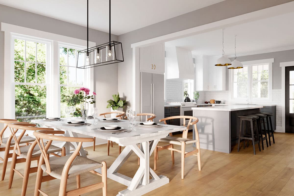 Plan 50191PH: Modern Tudor Home Plan with Rear Porch - 2365 Sq Ft - Image #12 - Cottage, European, Tudor