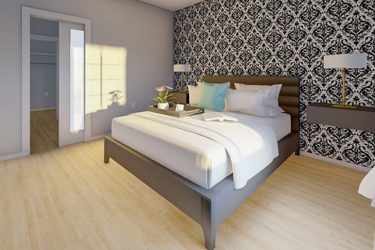 Plan 67800MG: Compact House Plan with Home Office and Bathroom Options - 988 Sq Ft - Image #9 - Cottage, Country, Craftsman, Traditional