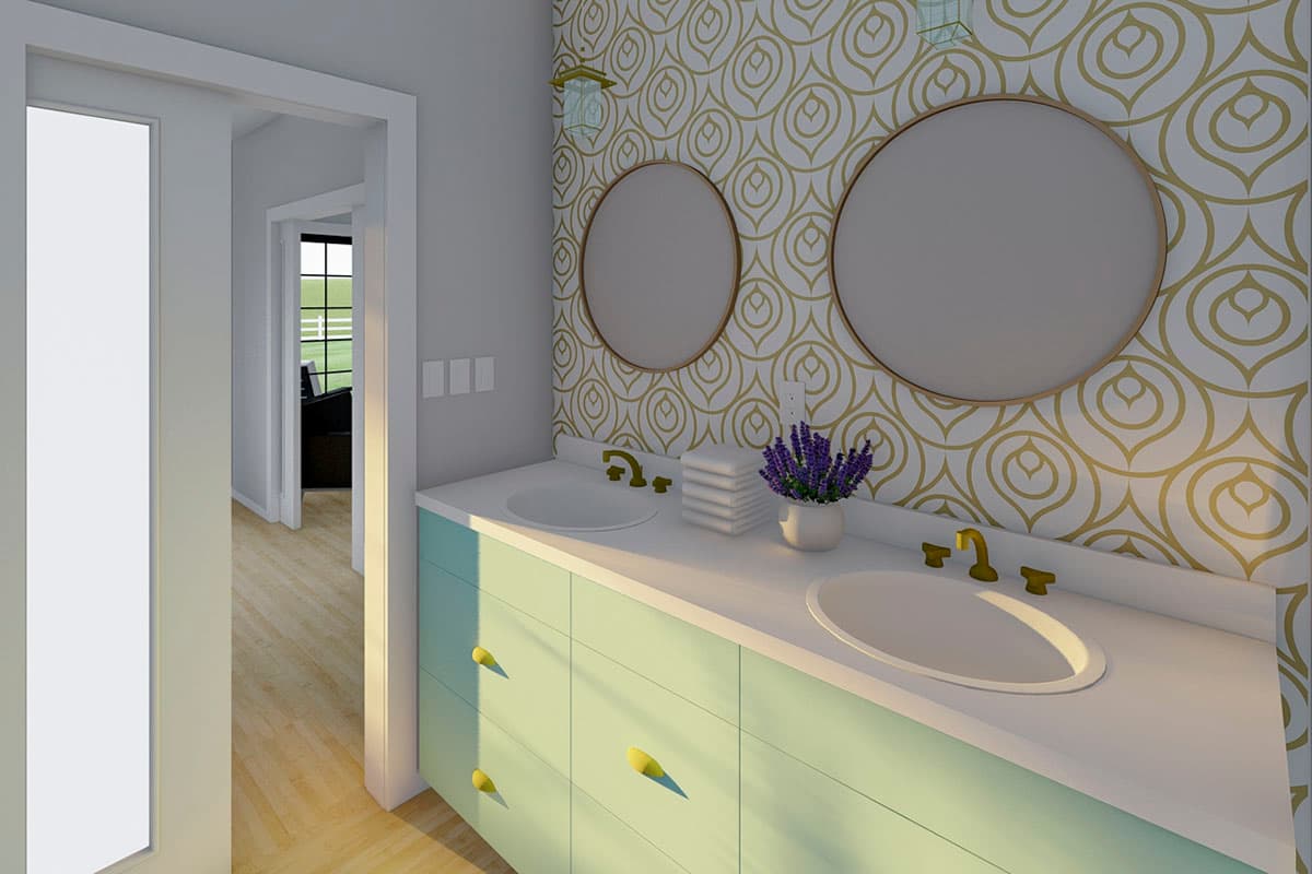 Plan 67801MG: Compact Country Cottage with Full-Sized Amenities - Image #8 - Cottage, Country, Craftsman