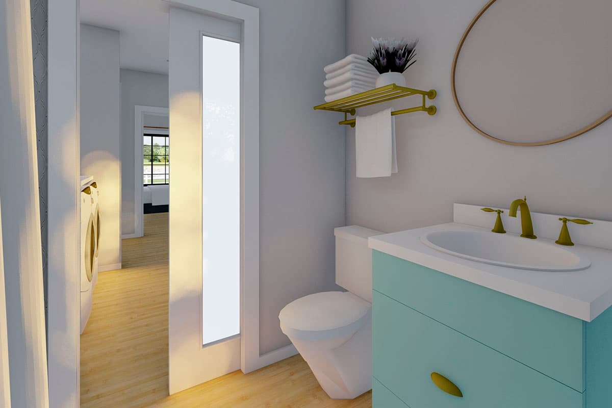 Plan 67801MG: Compact Country Cottage with Full-Sized Amenities - Image #11 - Cottage, Country, Craftsman