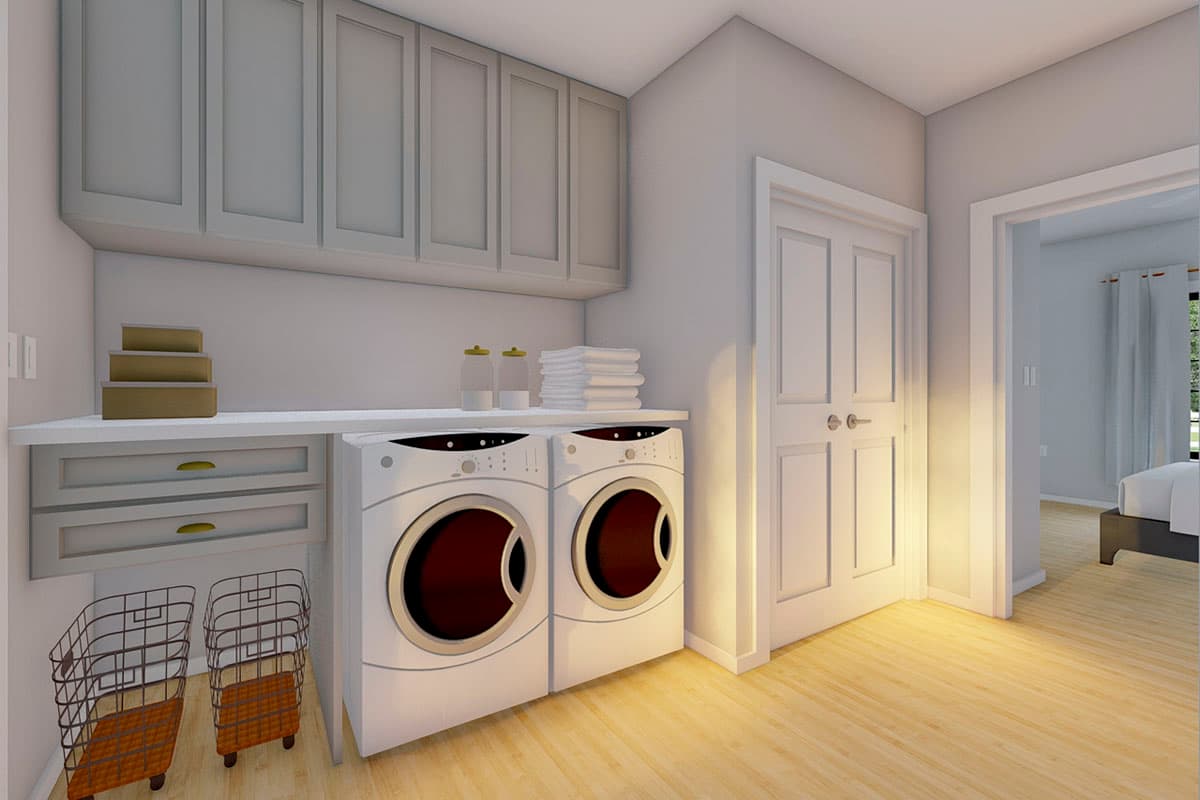 Plan 67801MG: Compact Country Cottage with Full-Sized Amenities - Image #12 - Cottage, Country, Craftsman