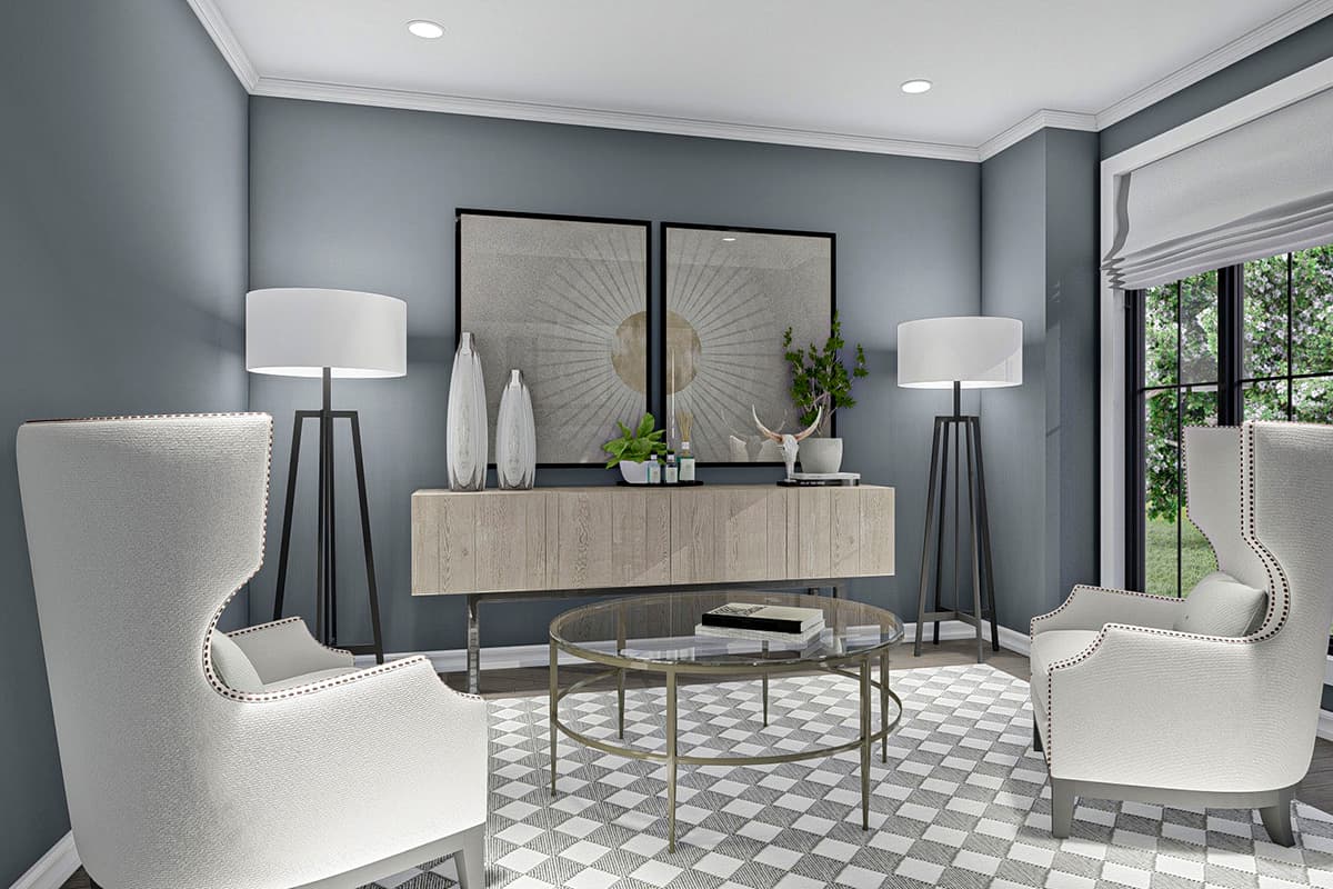 Plan 62320DJ: Contemporary New American Single Story 3-Bed House Plan - Image #5 - Contemporary, New American, Northwest, Ranch