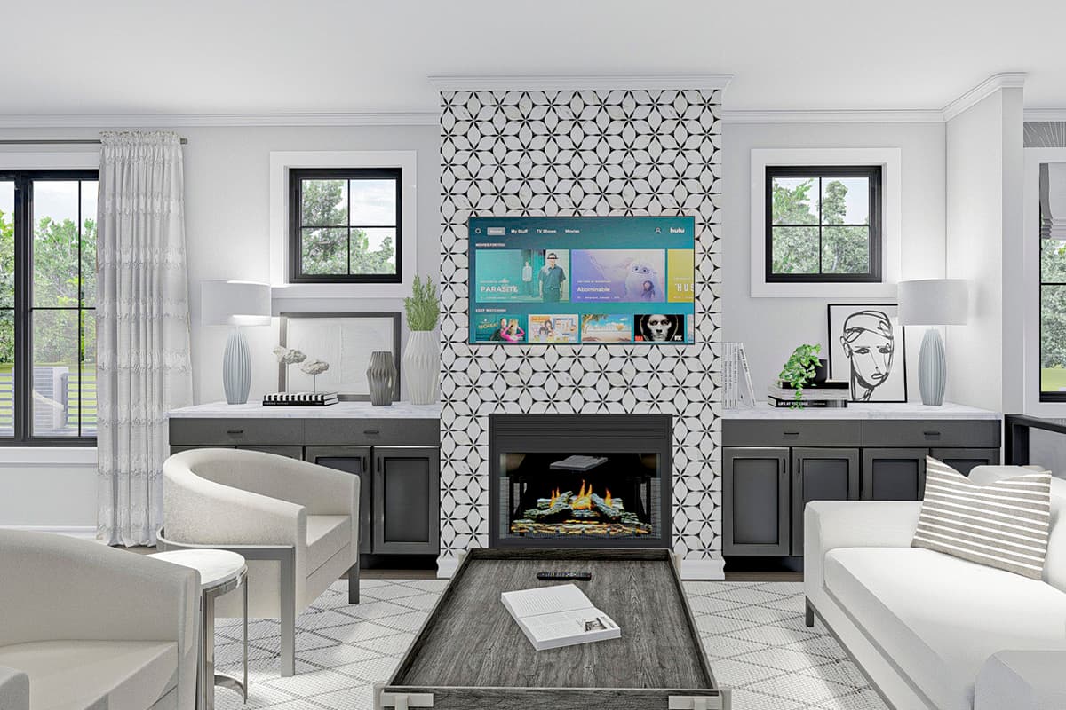 Plan 62320DJ: Contemporary New American Single Story 3-Bed House Plan - Image #7 - Contemporary, New American, Northwest, Ranch