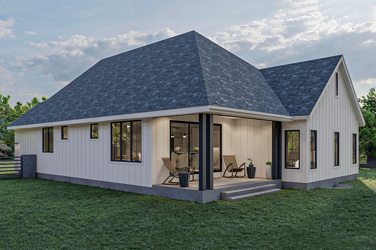 Plan 62320DJ: Contemporary New American Single Story 3-Bed House Plan - Image #10 - Contemporary, New American, Northwest, Ranch