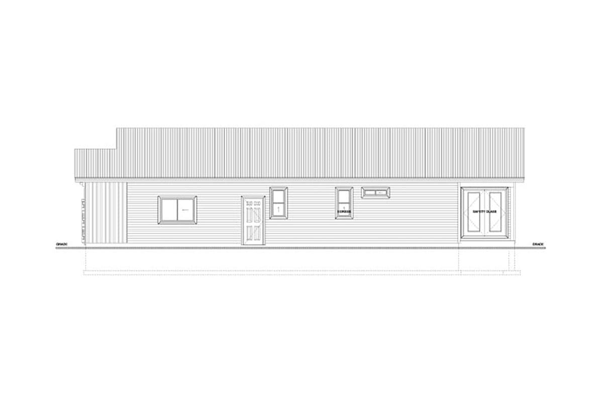 Plan 67804MG: One-level Contemporary House Plan with Clerestory Windows - Image #4 - Contemporary, Modern, Northwest, Ranch