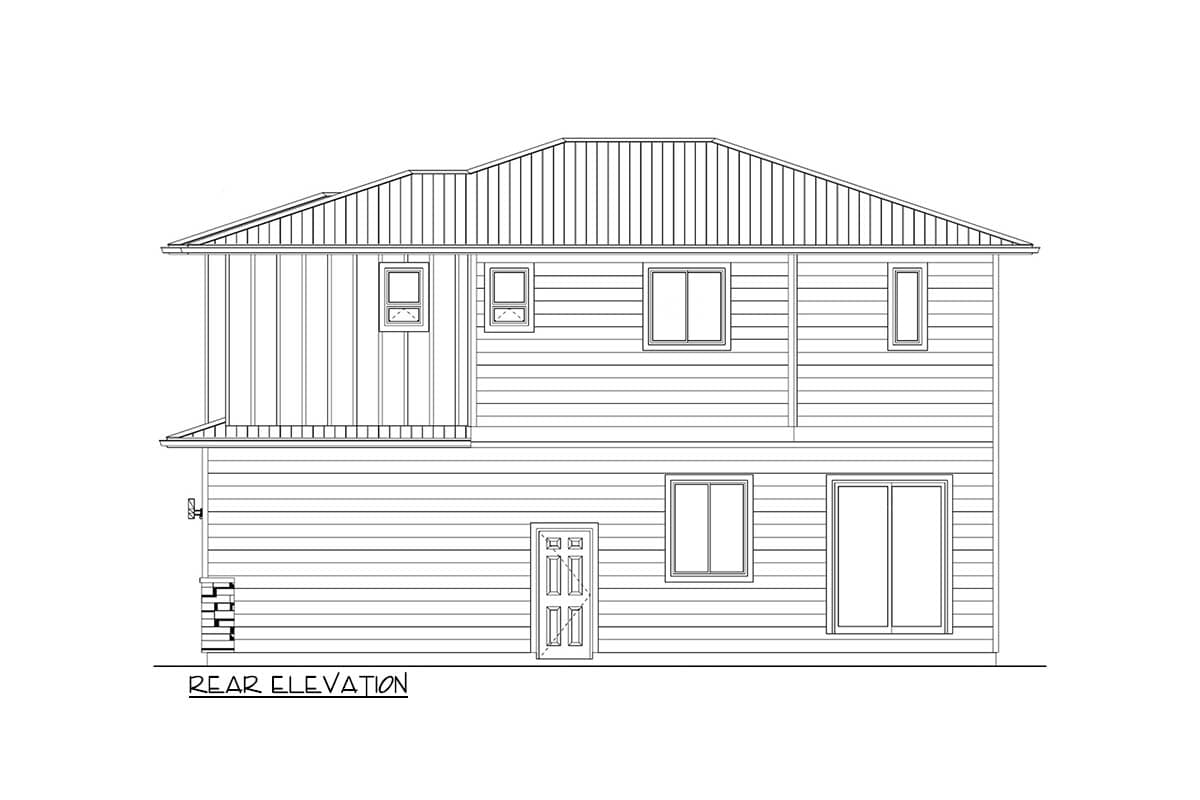 Plan 67805MG: 3-Bed Contemporary House Plan with Second-level Sundecks - Image #16 - Contemporary, Northwest, Prairie
