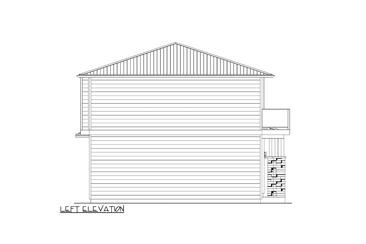 Plan 67805MG: 3-Bed Contemporary House Plan with Second-level Sundecks - Image #14 - Contemporary, Northwest, Prairie