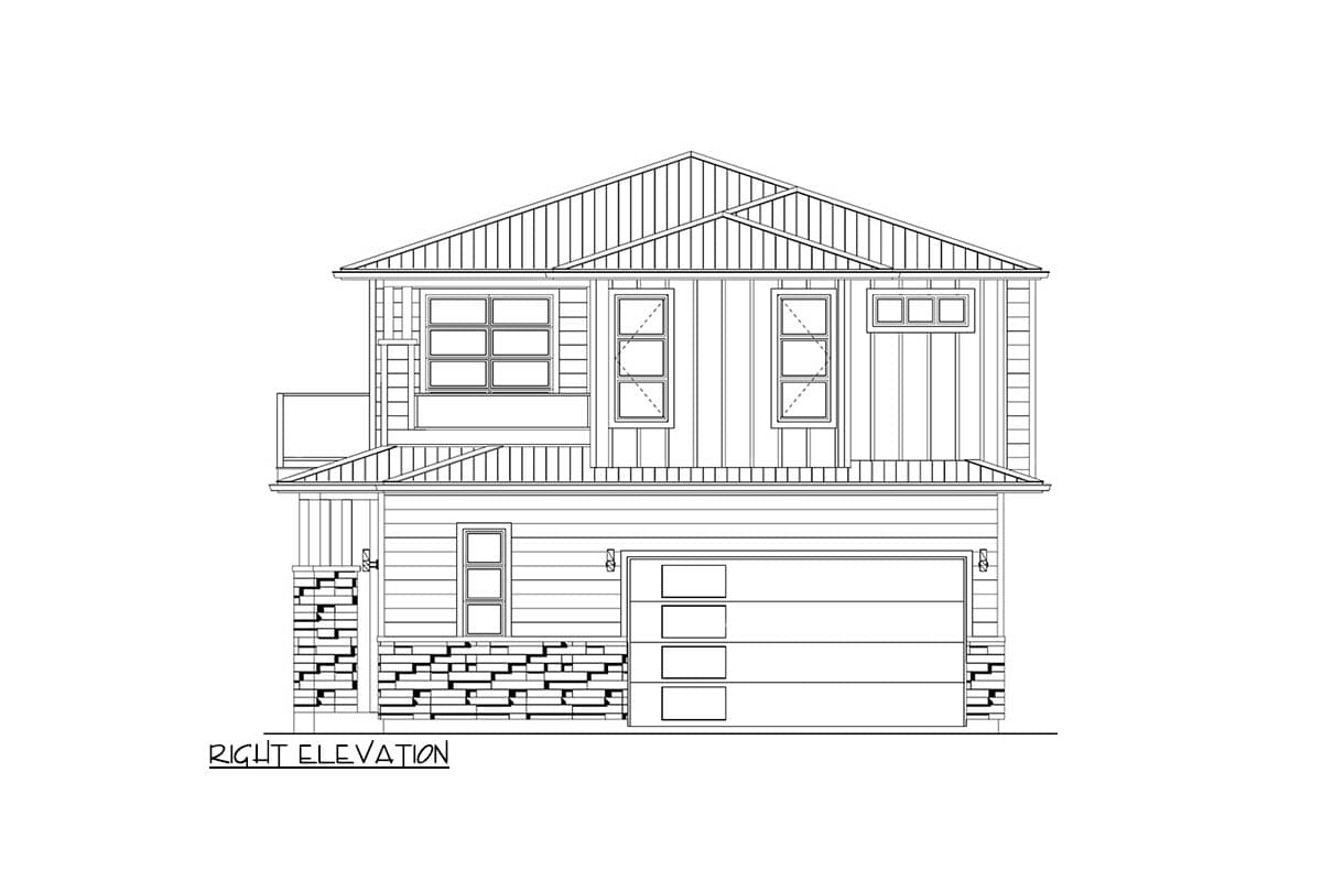 Plan 67805MG: 3-Bed Contemporary House Plan with Second-level Sundecks - Image #15 - Contemporary, Northwest, Prairie