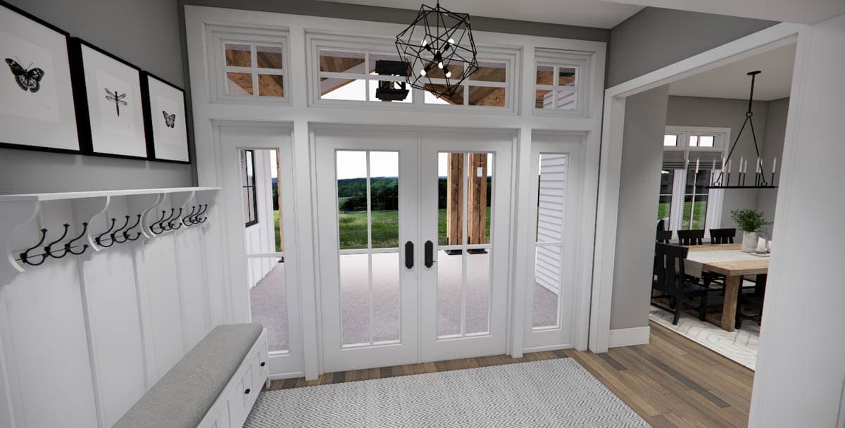 Plan 14695RK: New American Farmhouse Plan with 2-Story Great Room and 2 Laundry Rooms - 2925 Sq Ft - Image #10 - Country, Craftsman, Farmhouse, Modern Farmhouse, New American