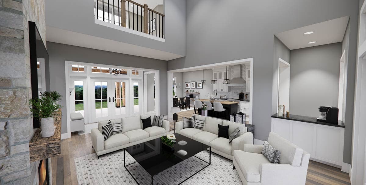 Plan 14695RK: New American Farmhouse Plan with 2-Story Great Room and 2 Laundry Rooms - 2925 Sq Ft - Image #13 - Country, Craftsman, Farmhouse, Modern Farmhouse, New American