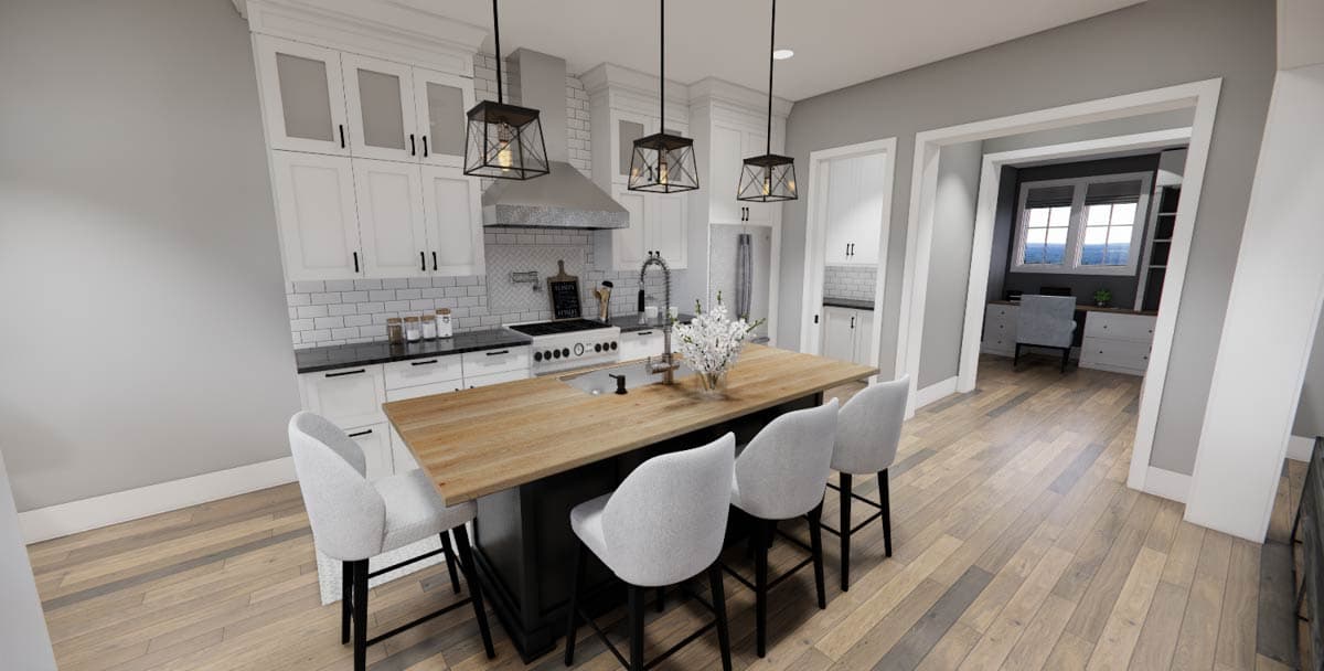 Plan 14695RK: New American Farmhouse Plan with 2-Story Great Room and 2 Laundry Rooms - 2925 Sq Ft - Image #15 - Country, Craftsman, Farmhouse, Modern Farmhouse, New American