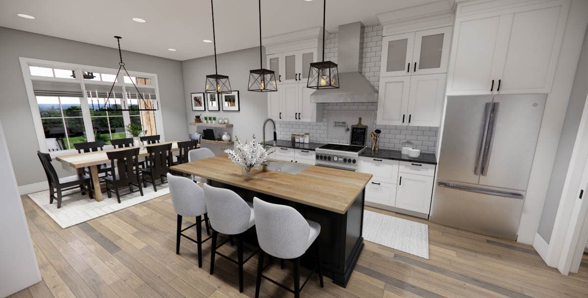 Plan 14695RK: New American Farmhouse Plan with 2-Story Great Room and 2 Laundry Rooms - 2925 Sq Ft - Image #16 - Country, Craftsman, Farmhouse, Modern Farmhouse, New American