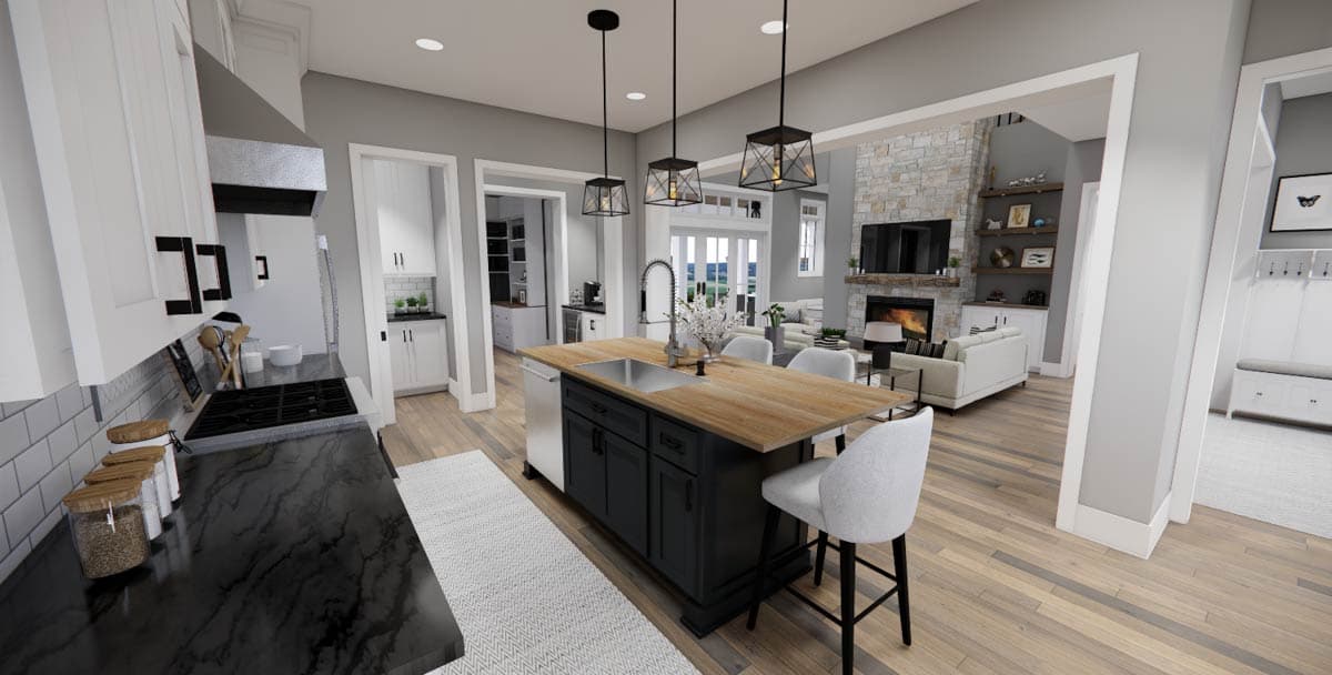 Plan 14695RK: New American Farmhouse Plan with 2-Story Great Room and 2 Laundry Rooms - 2925 Sq Ft - Image #17 - Country, Craftsman, Farmhouse, Modern Farmhouse, New American