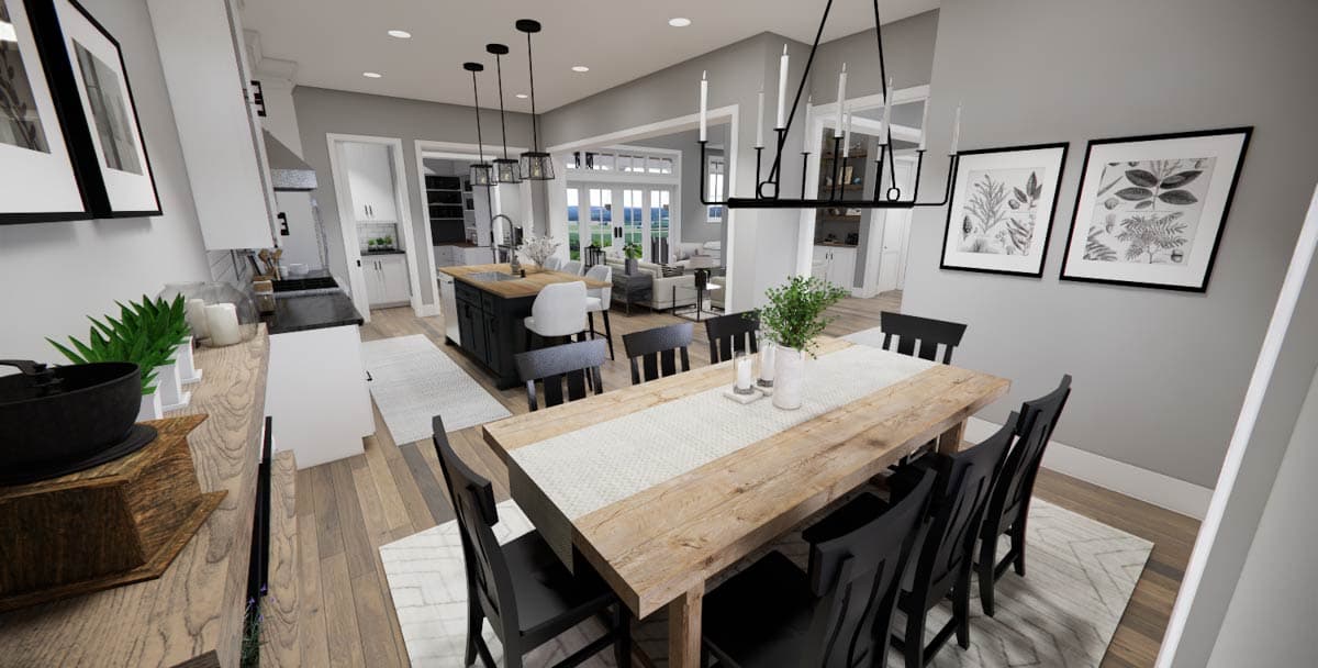 Plan 14695RK: New American Farmhouse Plan with 2-Story Great Room and 2 Laundry Rooms - 2925 Sq Ft - Image #19 - Country, Craftsman, Farmhouse, Modern Farmhouse, New American