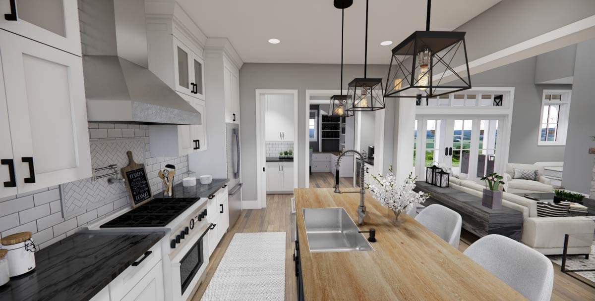 Plan 14695RK: New American Farmhouse Plan with 2-Story Great Room and 2 Laundry Rooms - 2925 Sq Ft - Image #20 - Country, Craftsman, Farmhouse, Modern Farmhouse, New American
