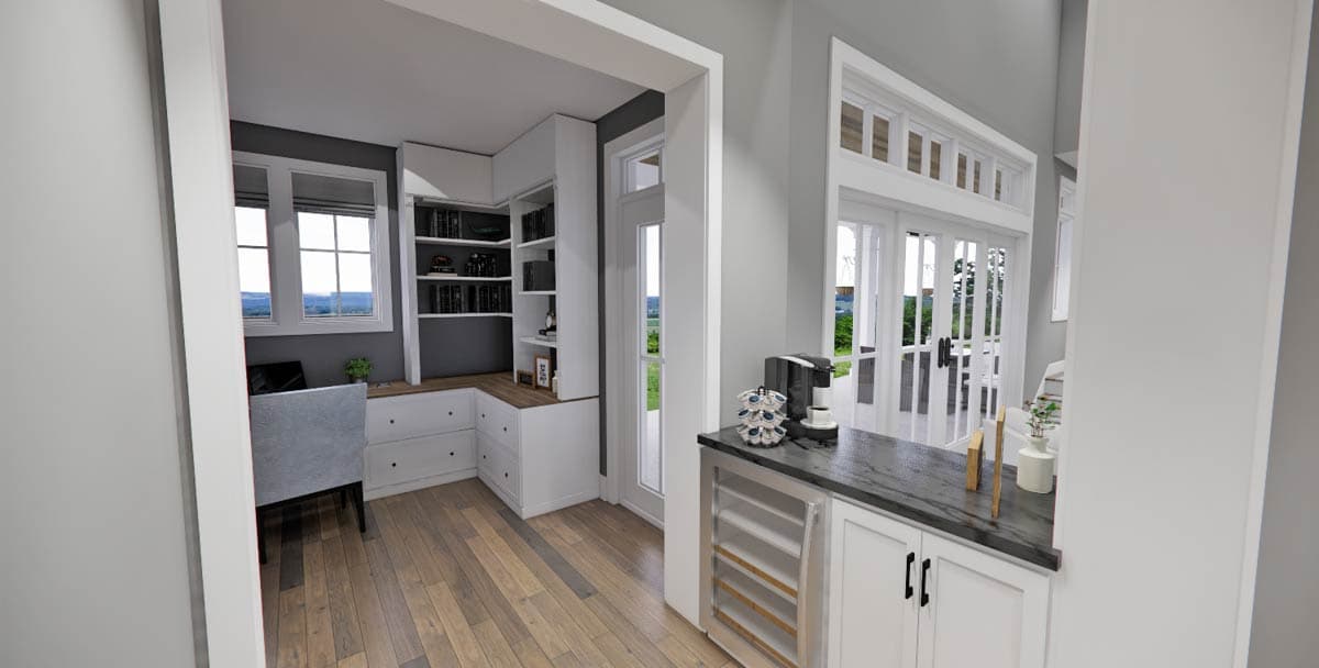 Plan 14695RK: New American Farmhouse Plan with 2-Story Great Room and 2 Laundry Rooms - 2925 Sq Ft - Image #22 - Country, Craftsman, Farmhouse, Modern Farmhouse, New American