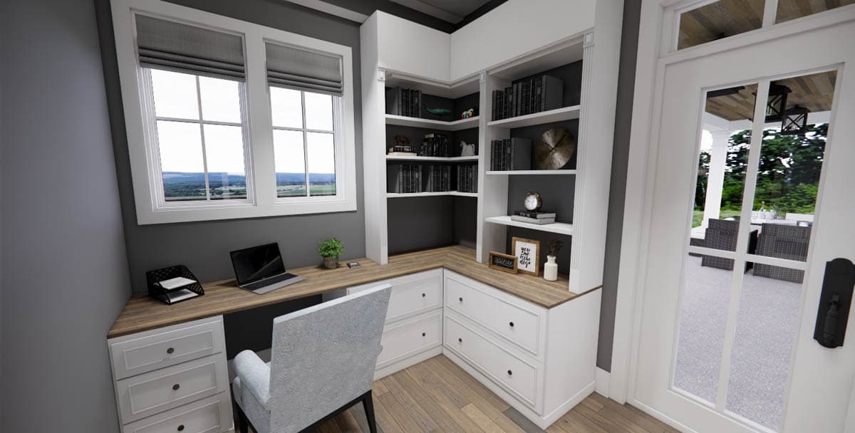 Plan 14695RK: New American Farmhouse Plan with 2-Story Great Room and 2 Laundry Rooms - 2925 Sq Ft - Image #23 - Country, Craftsman, Farmhouse, Modern Farmhouse, New American