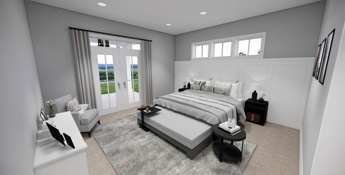 Plan 14695RK: New American Farmhouse Plan with 2-Story Great Room and 2 Laundry Rooms - 2925 Sq Ft - Image #28 - Country, Craftsman, Farmhouse, Modern Farmhouse, New American