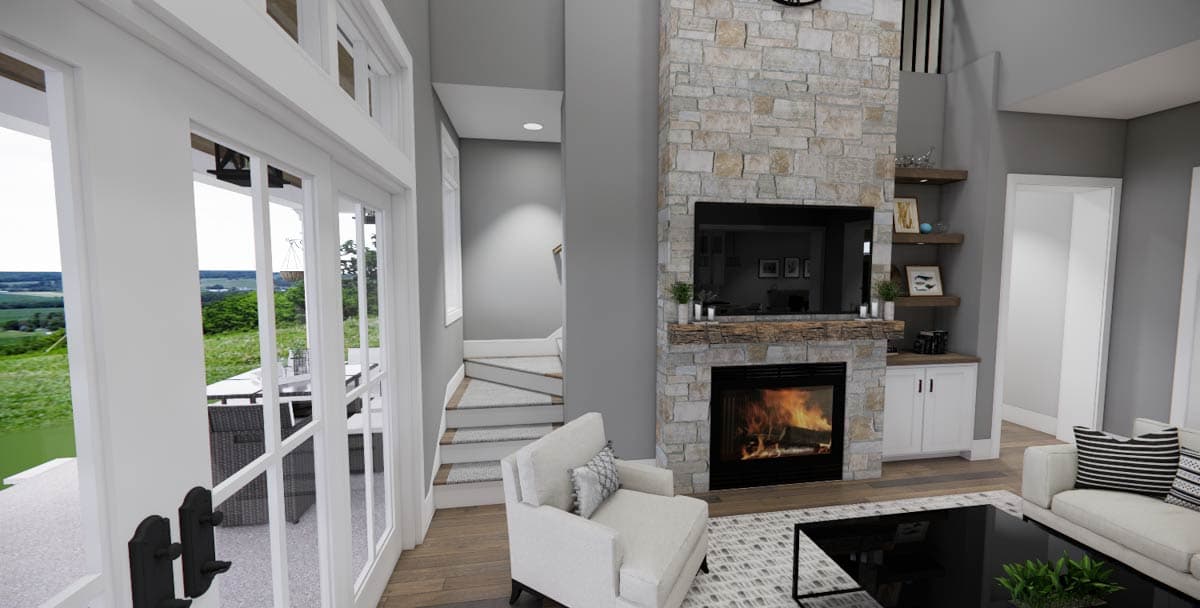 Plan 14695RK: New American Farmhouse Plan with 2-Story Great Room and 2 Laundry Rooms - 2925 Sq Ft - Image #35 - Country, Craftsman, Farmhouse, Modern Farmhouse, New American