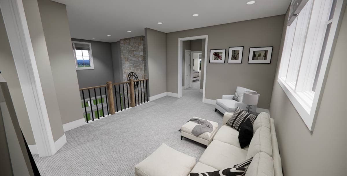 Plan 14695RK: New American Farmhouse Plan with 2-Story Great Room and 2 Laundry Rooms - 2925 Sq Ft - Image #44 - Country, Craftsman, Farmhouse, Modern Farmhouse, New American